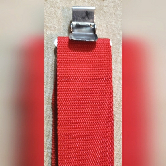 Nicholas No.110 Red Suspenders Unisex Adjustable USA-Made Clip-On Vtg Style EUC - Picture 6 of 11